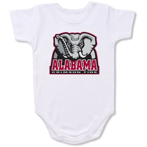 Alabama Crimson Tide Baby Bodysuit Creeper #02